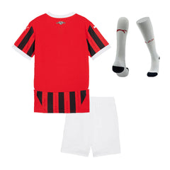 Kid's AC Milan Home Jerseys Full Kit 2024/25-The Jerseys Shop