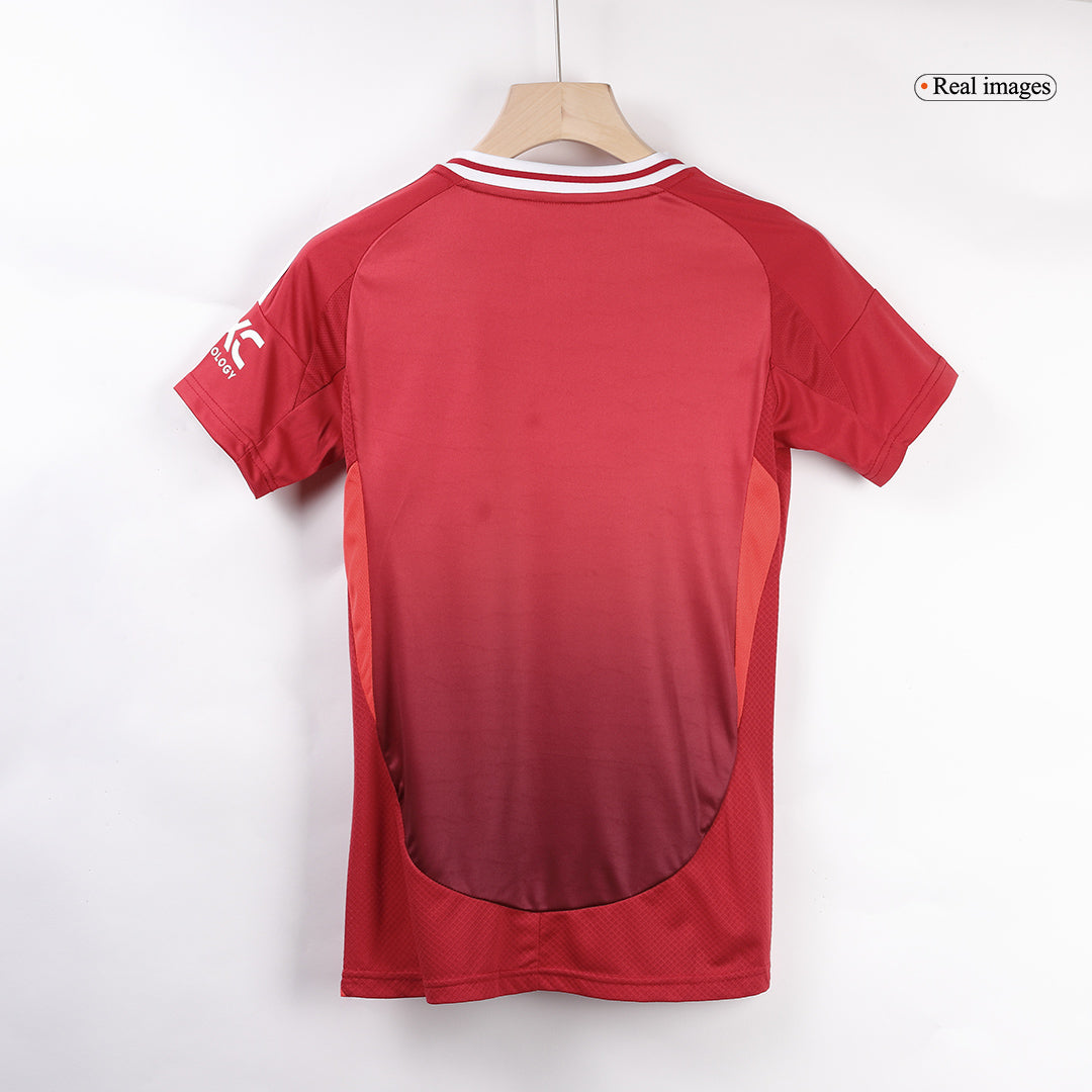 Women's Manchester United Home Soccer Jersey 2024/25-The Jerseys Shop