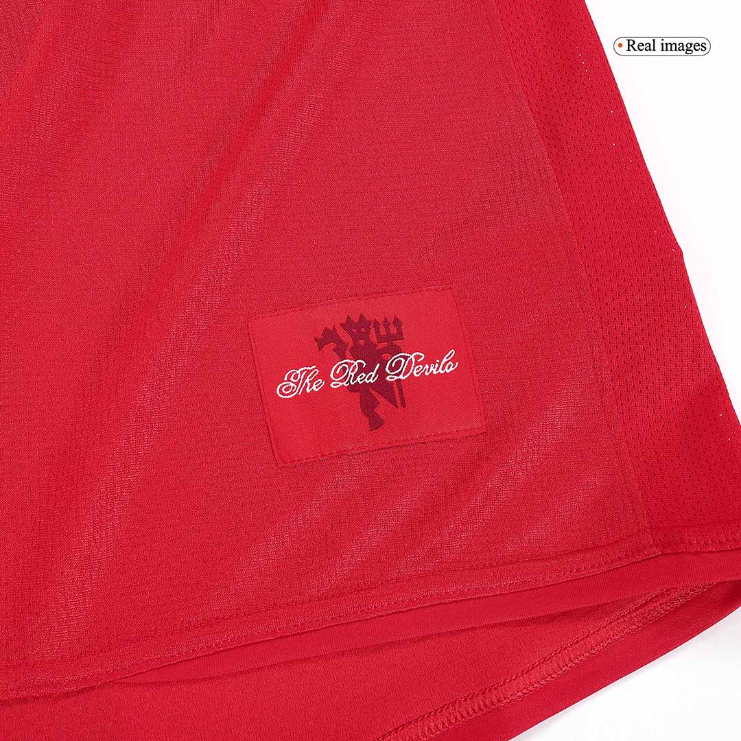 SCHOLES #18 Classic Manchester United Home Jersey 2007/08 - UCL Final-The Jerseys Shop