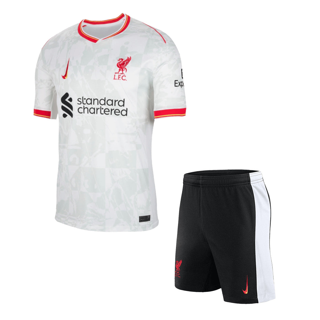 Men's Liverpool Third Away Jersey (Jersey+Shorts) Kit 2024/25-The Jerseys Shop
