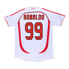 RONALDO #99 Classic AC Milan Away Jersey 2006/07 - UCL-The Jerseys Shop