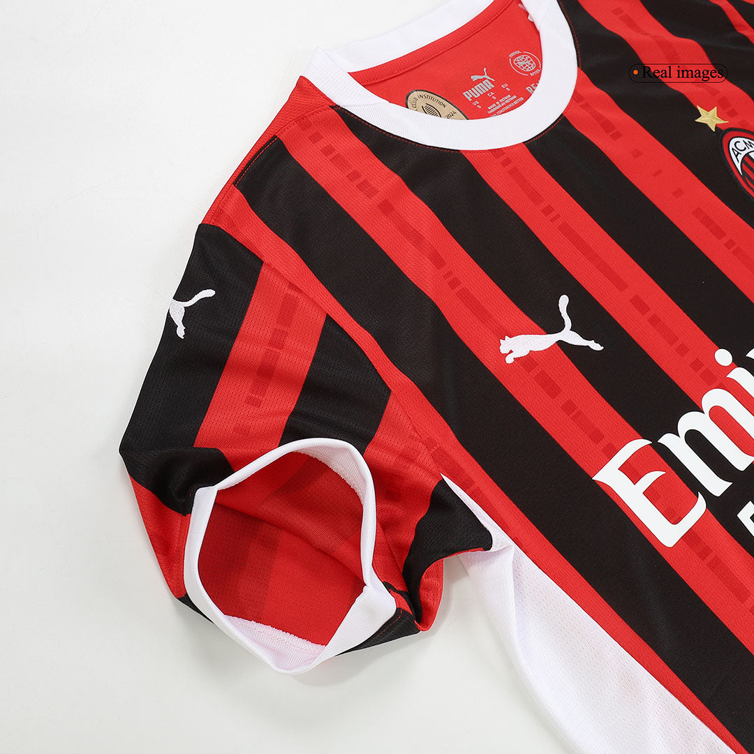 Men's AC Milan Home Soccer Jersey 2024/25-The Jerseys Shop
