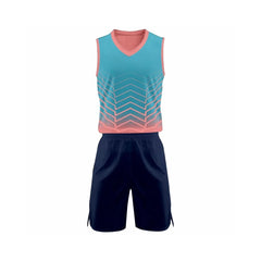 Design Jerseys Basketball Net Cyan-blue