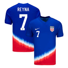 [Super Quality] Men's USA REYNA #7 Away Soccer Jersey Copa América 2024-The Jerseys Shop