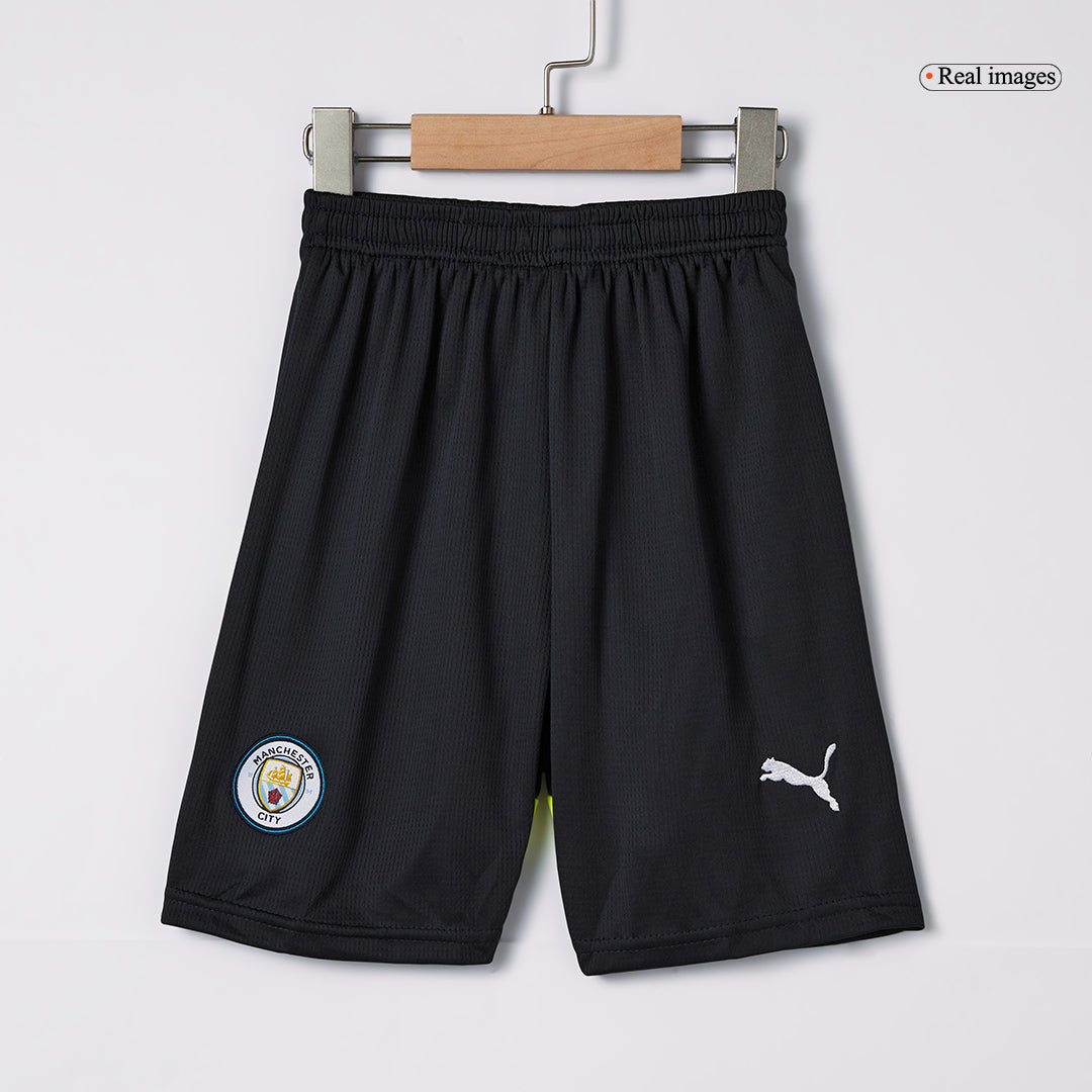 Kid's Manchester City Away Jersey Kit(Jersey+Shorts) 2024/25-The Jerseys Shop