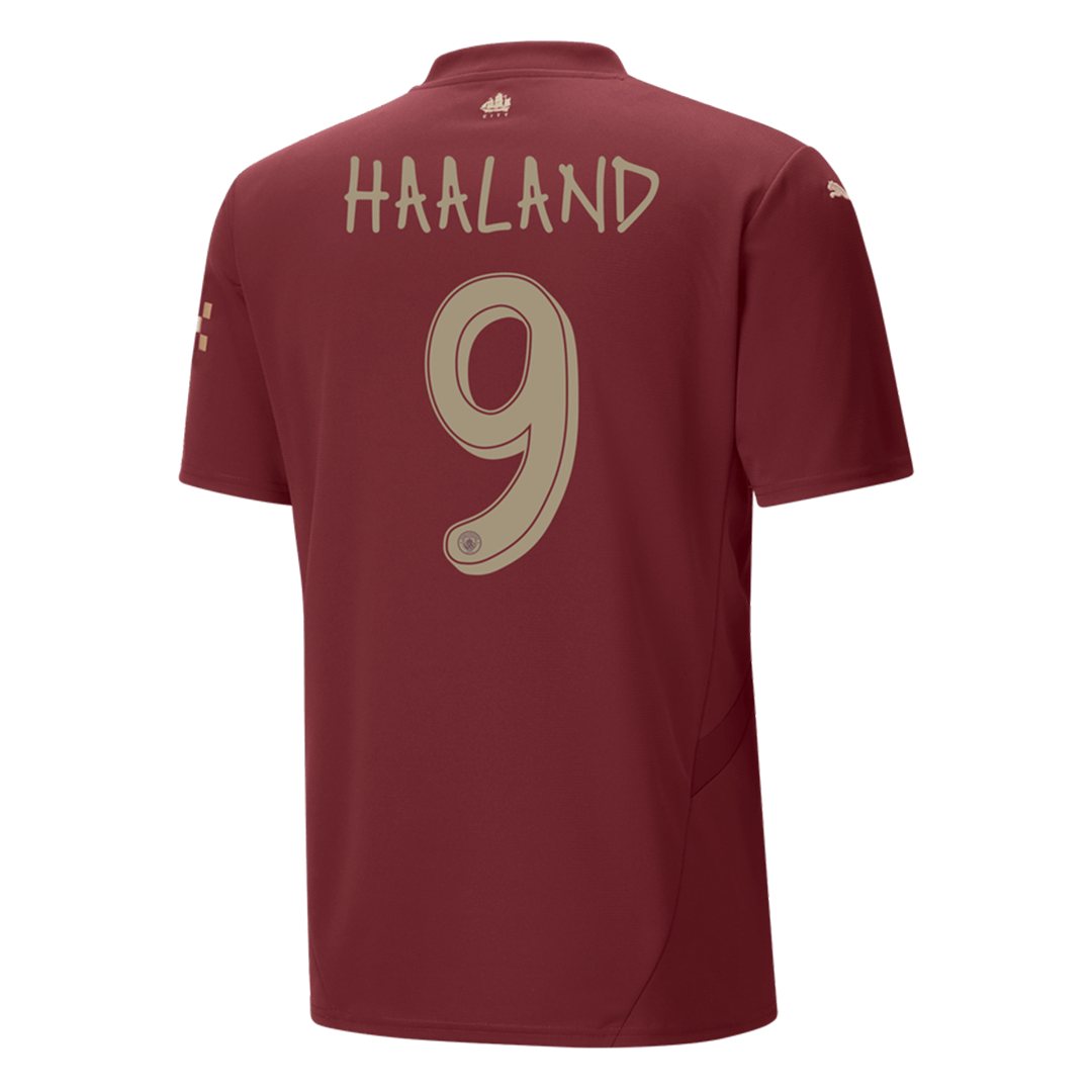 Men's Manchester City HAALAND #9 Third Away Soccer Jersey 2024/25 - UCL-The Jerseys Shop