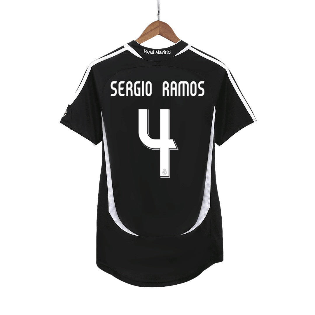 SERGIO RAMOS #4 Classic Real Madrid Away Jersey 2006/07-The Jerseys Shop