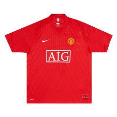 Manchester United RONALDO #7 Home Retro Soccer Jersey 2007/08-The Jerseys Shop