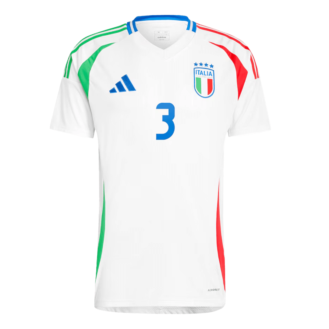 [Super Quality] Men's Italy DIMARCO #3 Away Soccer Jersey Euro 2024-The Jerseys Shop