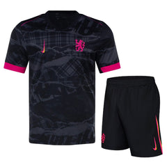 Men's Chelsea Third Away Jersey (Jersey+Shorts) Kit 2024/25-The Jerseys Shop