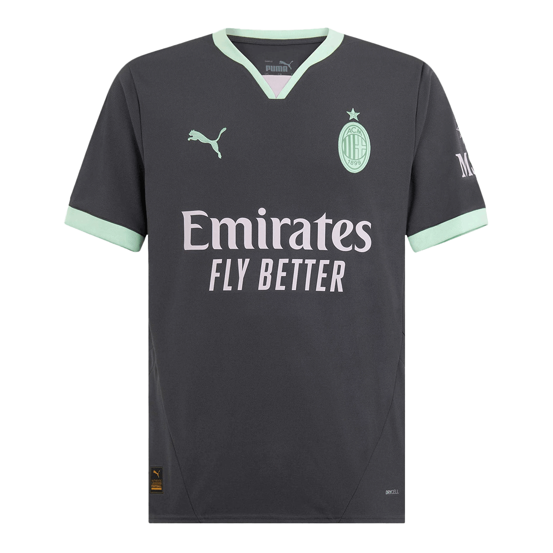Men's AC Milan PULISIC #11 Third Away Soccer Jersey 2024/25-The Jerseys Shop