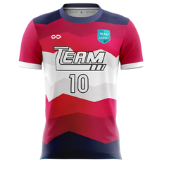 Submarine Volcano - Customized Men's Sublimated Football Jersey