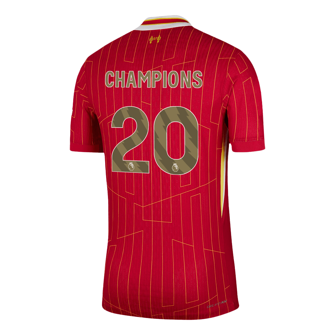 Liverpool CHAMPIONS #20 Home Match Jersey 2024/25