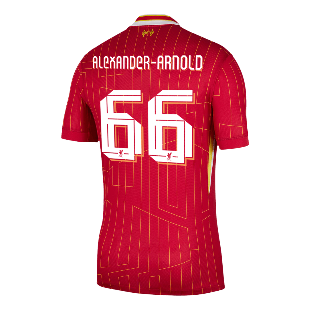 [Super Quality] Men's Liverpool ALEXANDER-ARNOLD #66 Home Soccer Jersey 2024/25 UCL-The Jerseys Shop