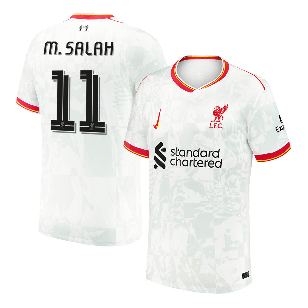 Men's Liverpool M.SALAH #11 Third Away Soccer Jersey 2024/25 - UCL-The Jerseys Shop