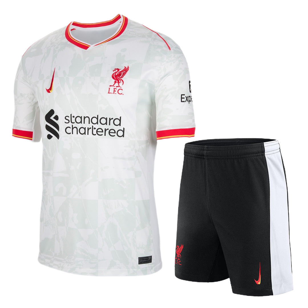 Men's Liverpool Third Away Jersey (Jersey+Shorts) Kit 2024/25-The Jerseys Shop