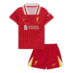 Kid's Liverpool Home Jerseys Kit(Jersey+Shorts) 2024/25-The Jerseys Shop