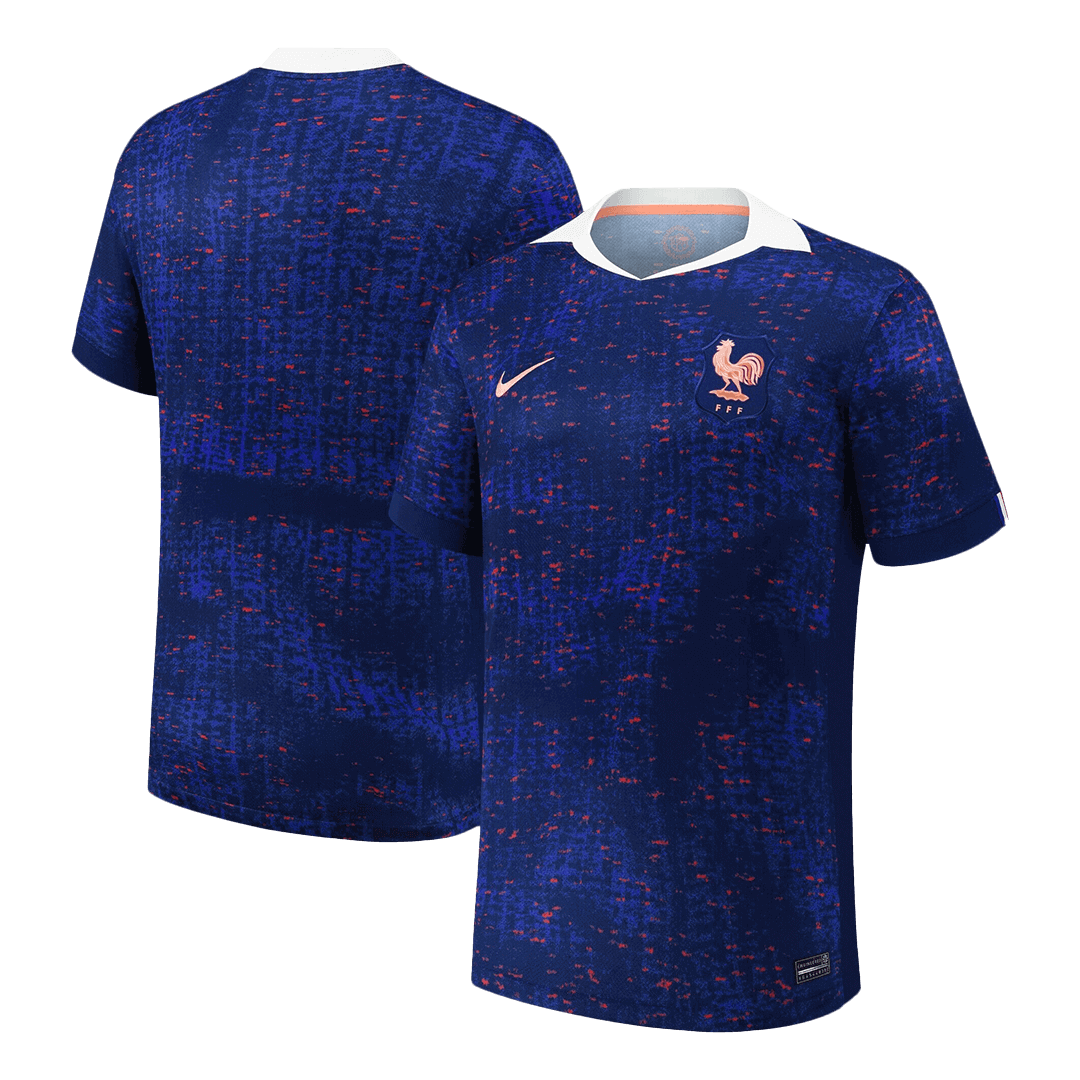 Men's France Home Jersey 2025 - Women's Euro