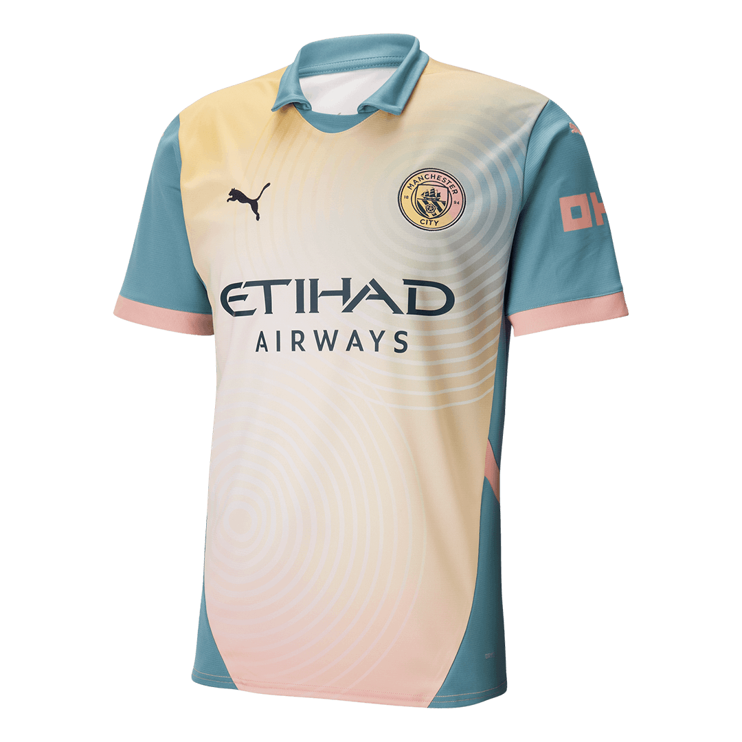 Men's Manchester City HAALAND #9 Fourth Away Soccer Jersey 2024/25-The Jerseys Shop