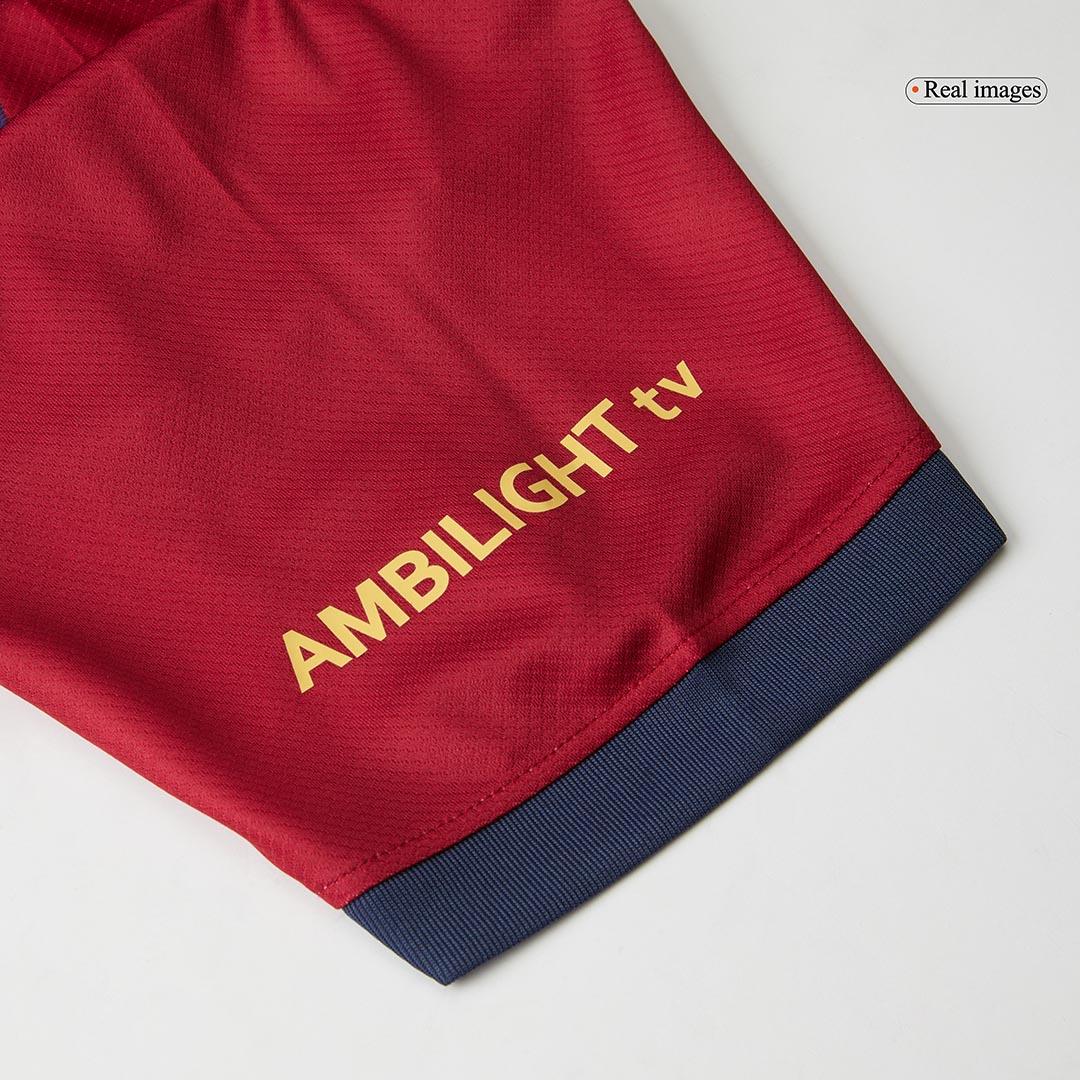 [Super Quality] Men's Barcelona Home Soccer Jersey 2024/25 - Spotify Logo Without Text-The Jerseys Shop