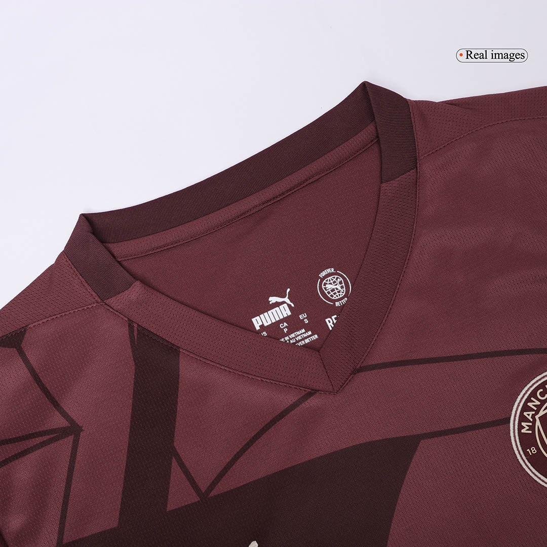 Men's Manchester City HAALAND #9 Third Away Soccer Jersey 2024/25 - UCL-The Jerseys Shop