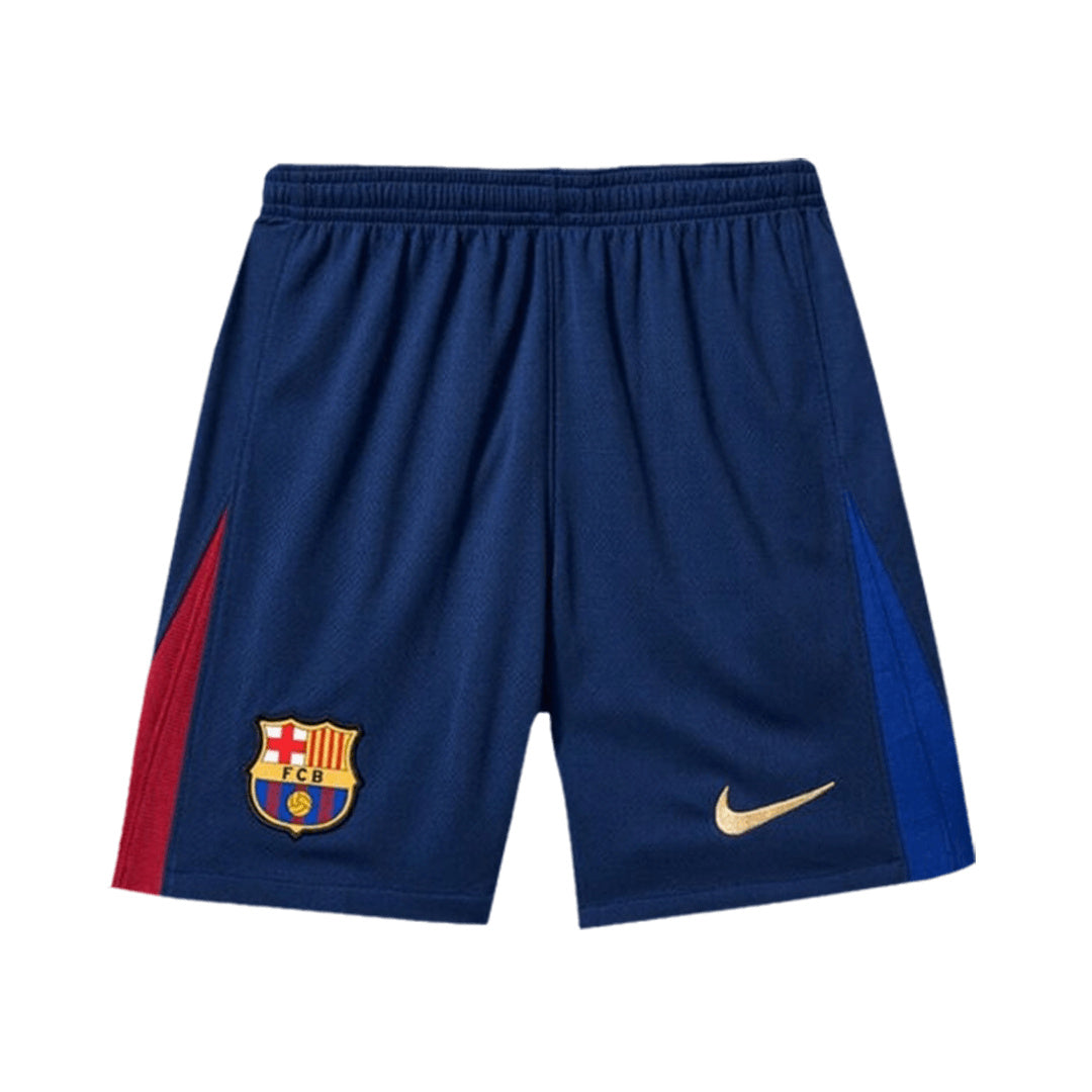 Barcelona Home Soccer Shorts 2024/25-The Jerseys Shop