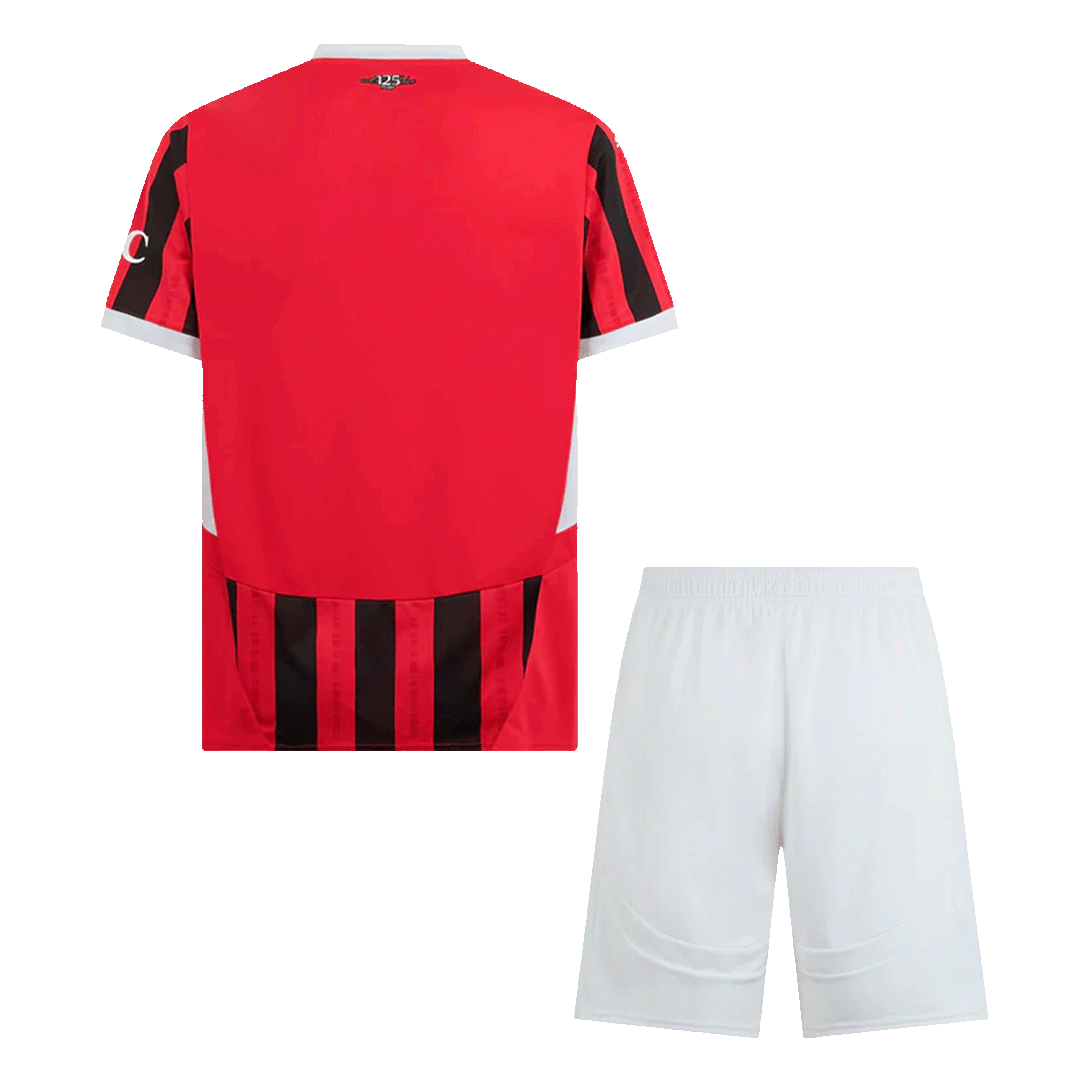 Men's AC Milan Home Jersey (Jersey+Shorts) Kit 2024/25-The Jerseys Shop