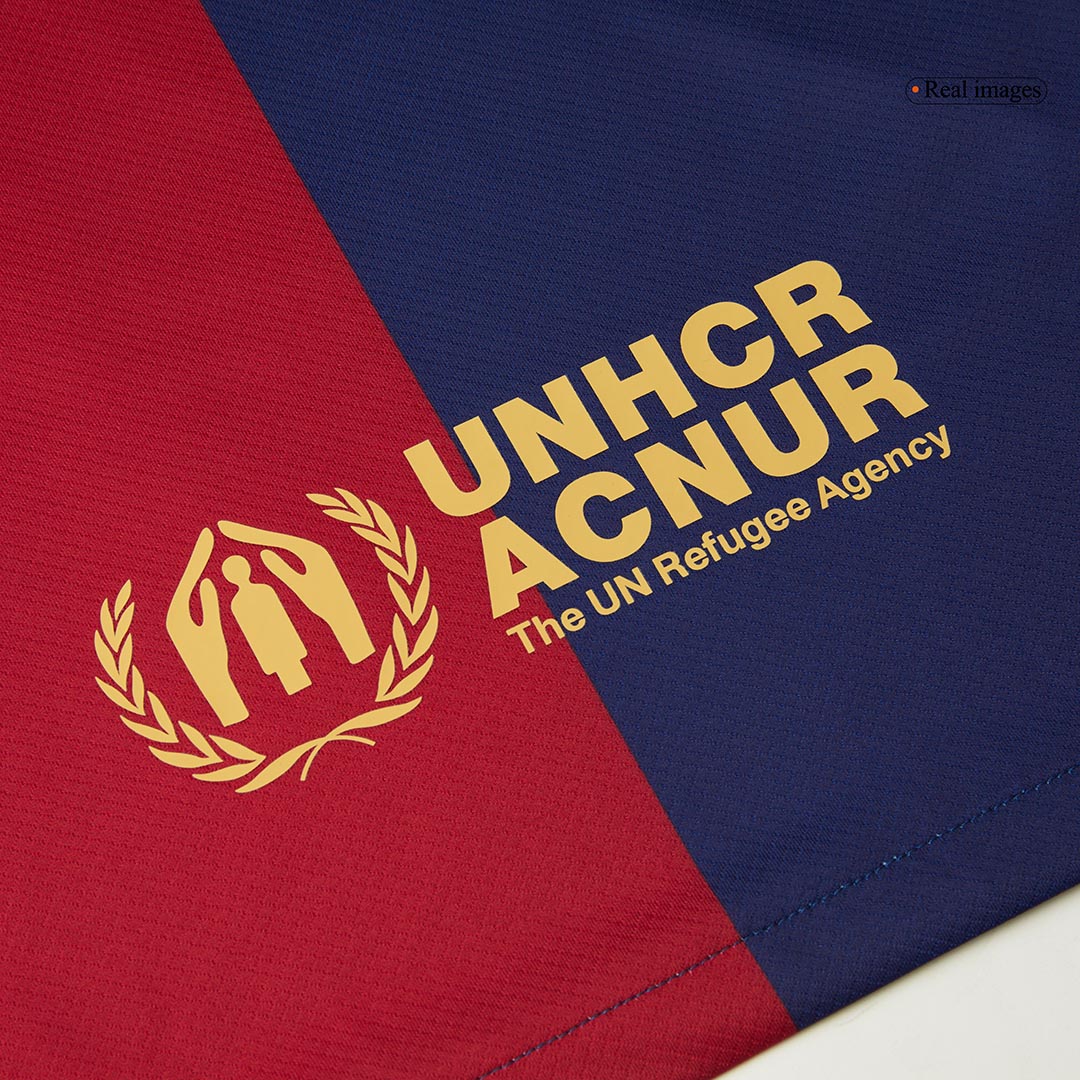[Super Quality] Men's Barcelona Home Soccer Jersey 2024/25 - Spotify Logo Without Text-The Jerseys Shop