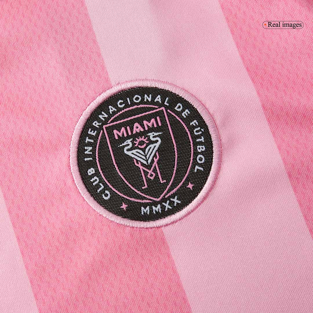 Kid's Inter Miami CF Home Jersey Kit(Jersey+Shorts) 2025-The Jerseys Shop
