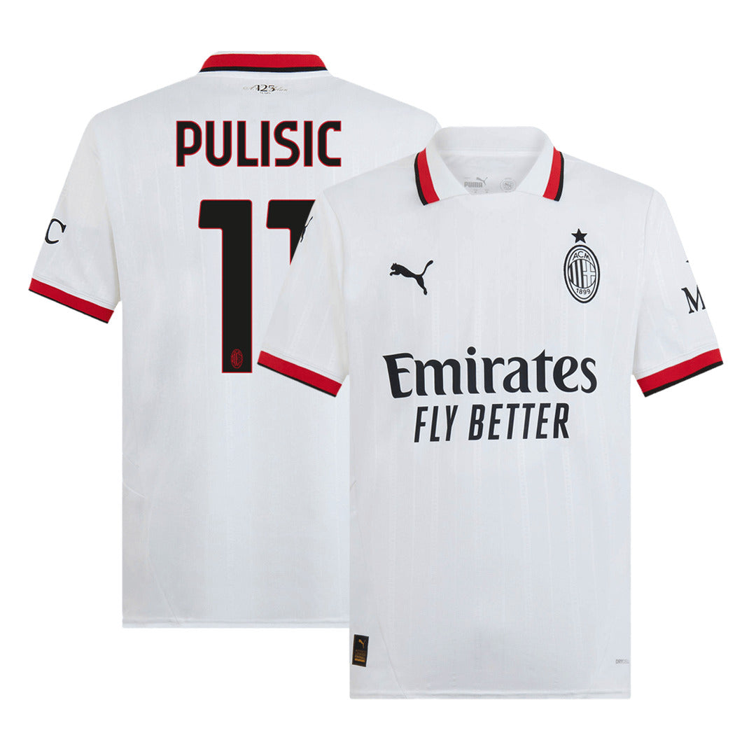 [Super Quality] Men's AC Milan PULISIC #11 Away Soccer Jersey 2024/25-The Jerseys Shop