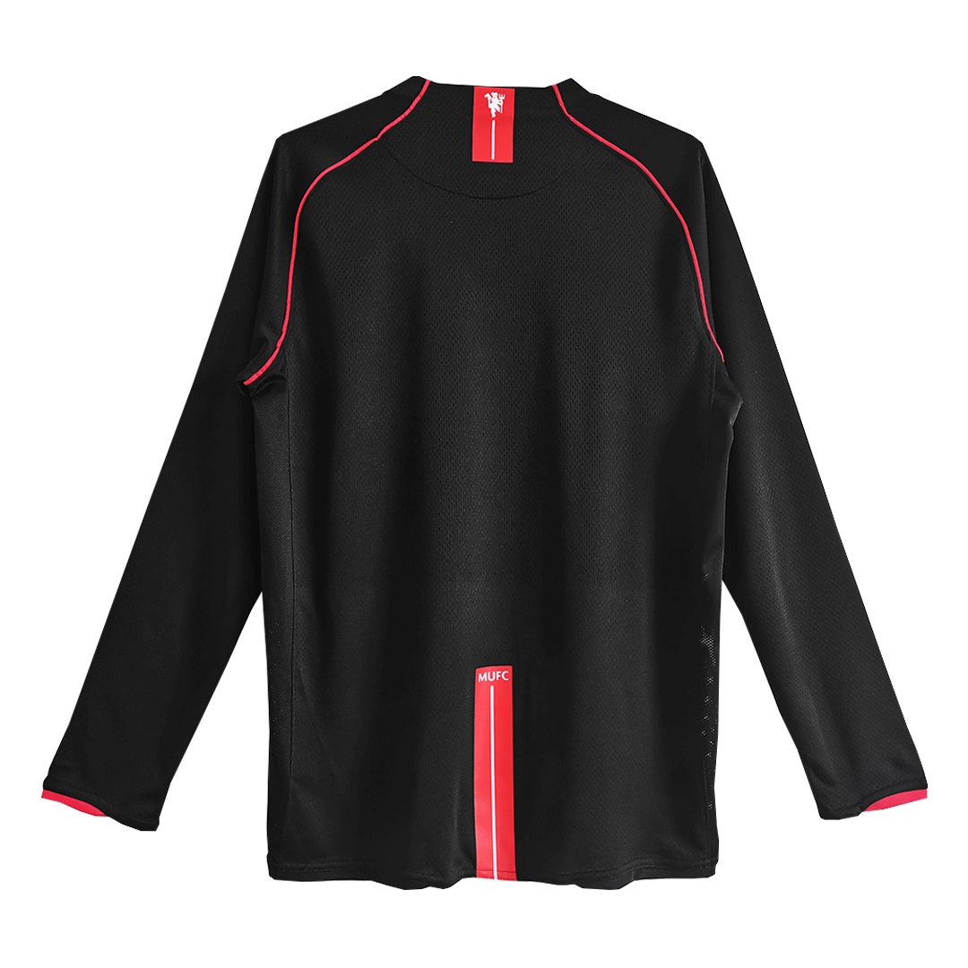 Classic Manchester United Away Long Sleeve Jersey 2007/08-The Jerseys Shop