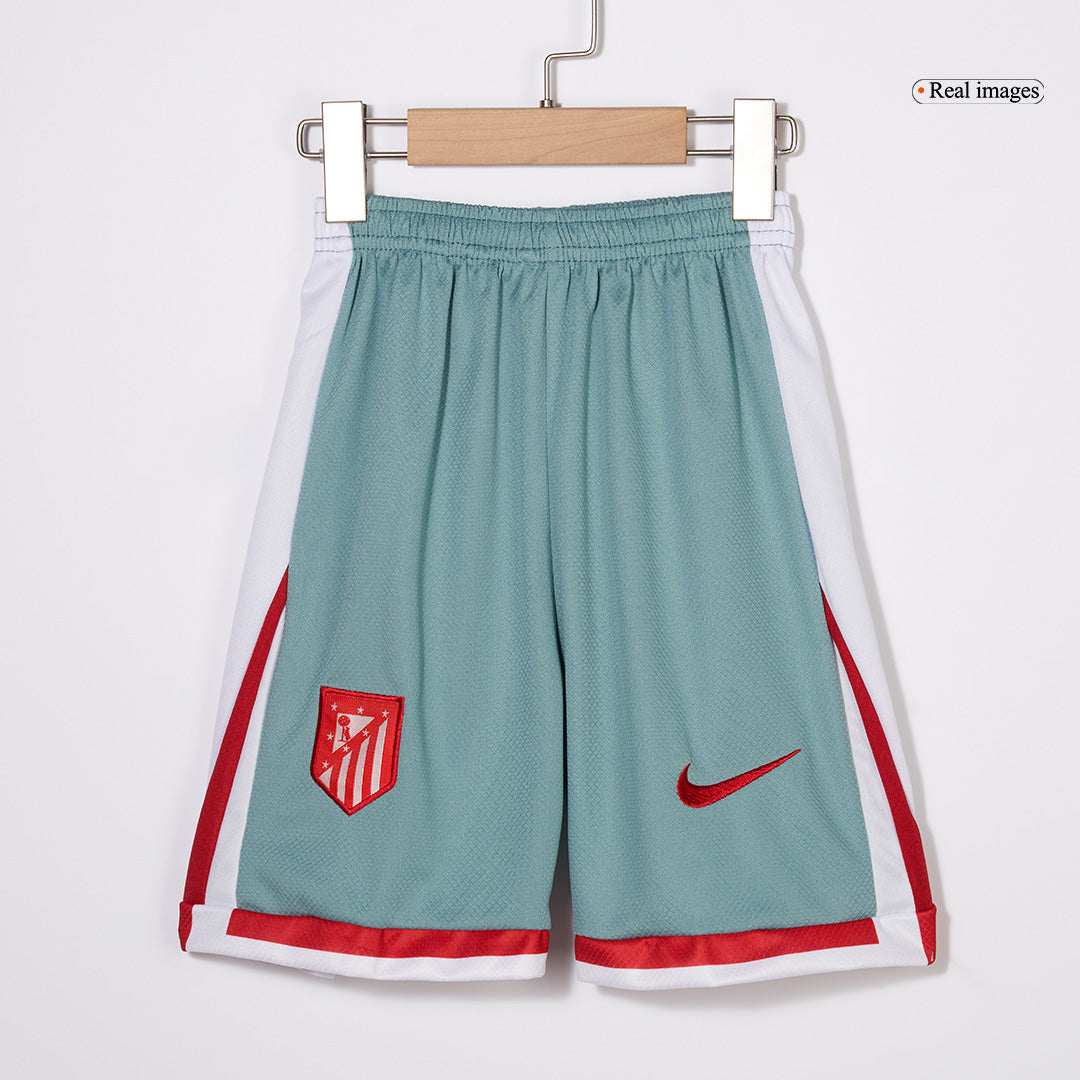 Kid's Atletico Madrid Away Jersey Kit(Jersey+Shorts) 2024/25-The Jerseys Shop