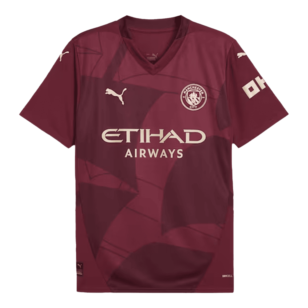 Men's Manchester City HAALAND #9 Third Away Soccer Jersey 2024/25 - UCL-The Jerseys Shop