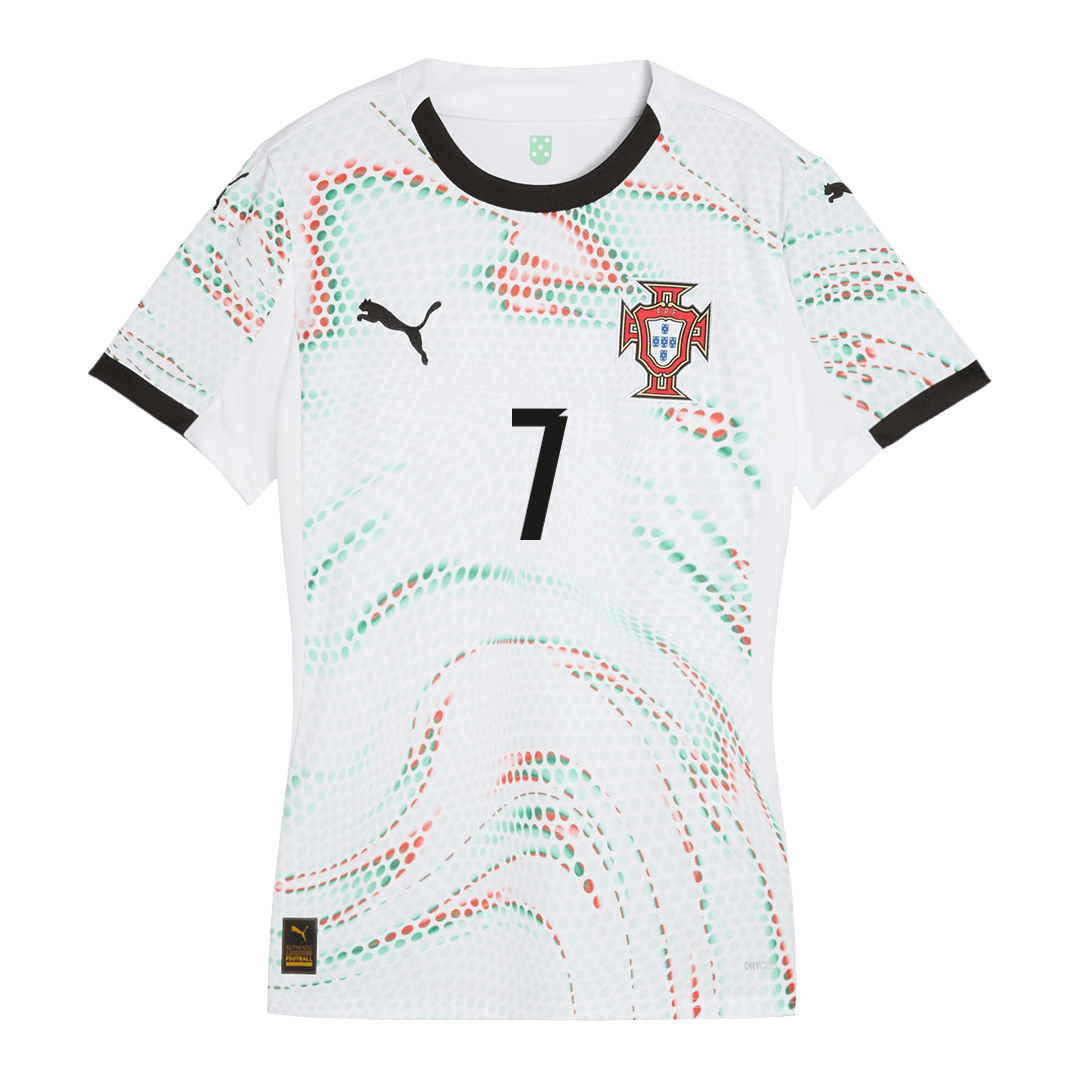 Women's Portugal RONALDO #7 Away Soccer Jersey 2025-The Jerseys Shop