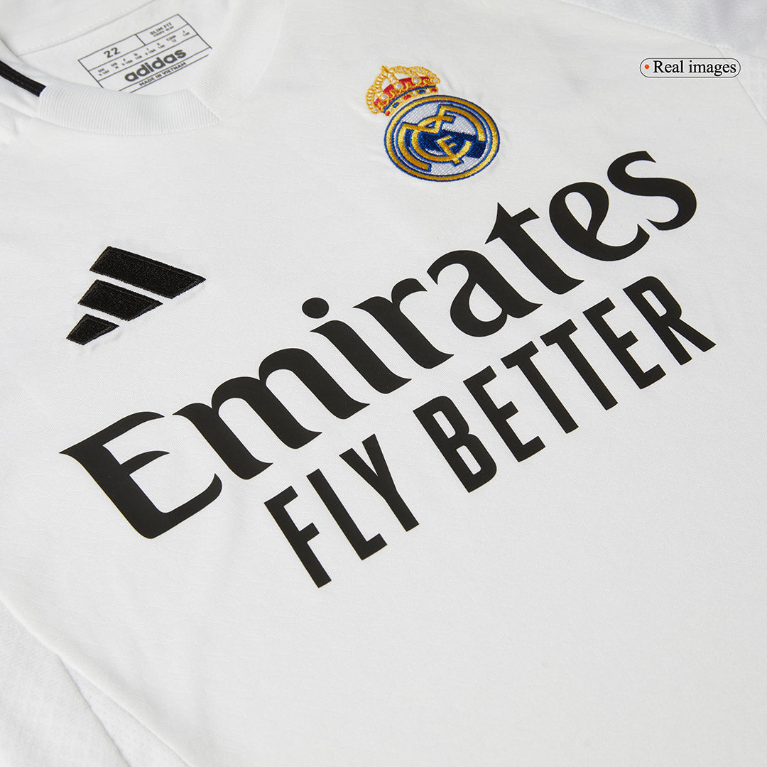 [Super Quality] Kid's Real Madrid Home Jerseys Kit(Jersey+Shorts) 2024/25-The Jerseys Shop