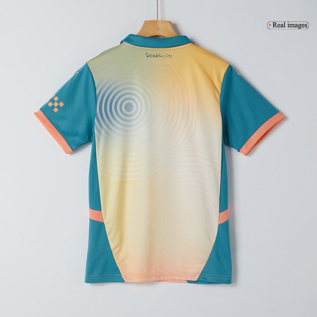 Men's Manchester City Fourth Away Soccer Jersey 2024/25 - Definitely City-The Jerseys Shop