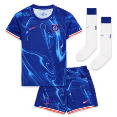 Kid's Chelsea Home Jerseys Full Kit 2024/25-The Jerseys Shop