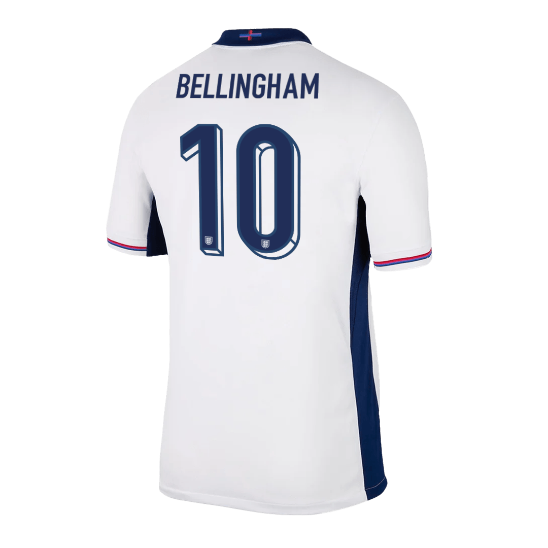 [Super Quality] Men's England BELLINGHAM #10 Home Soccer Jersey Euro 2024-The Jerseys Shop