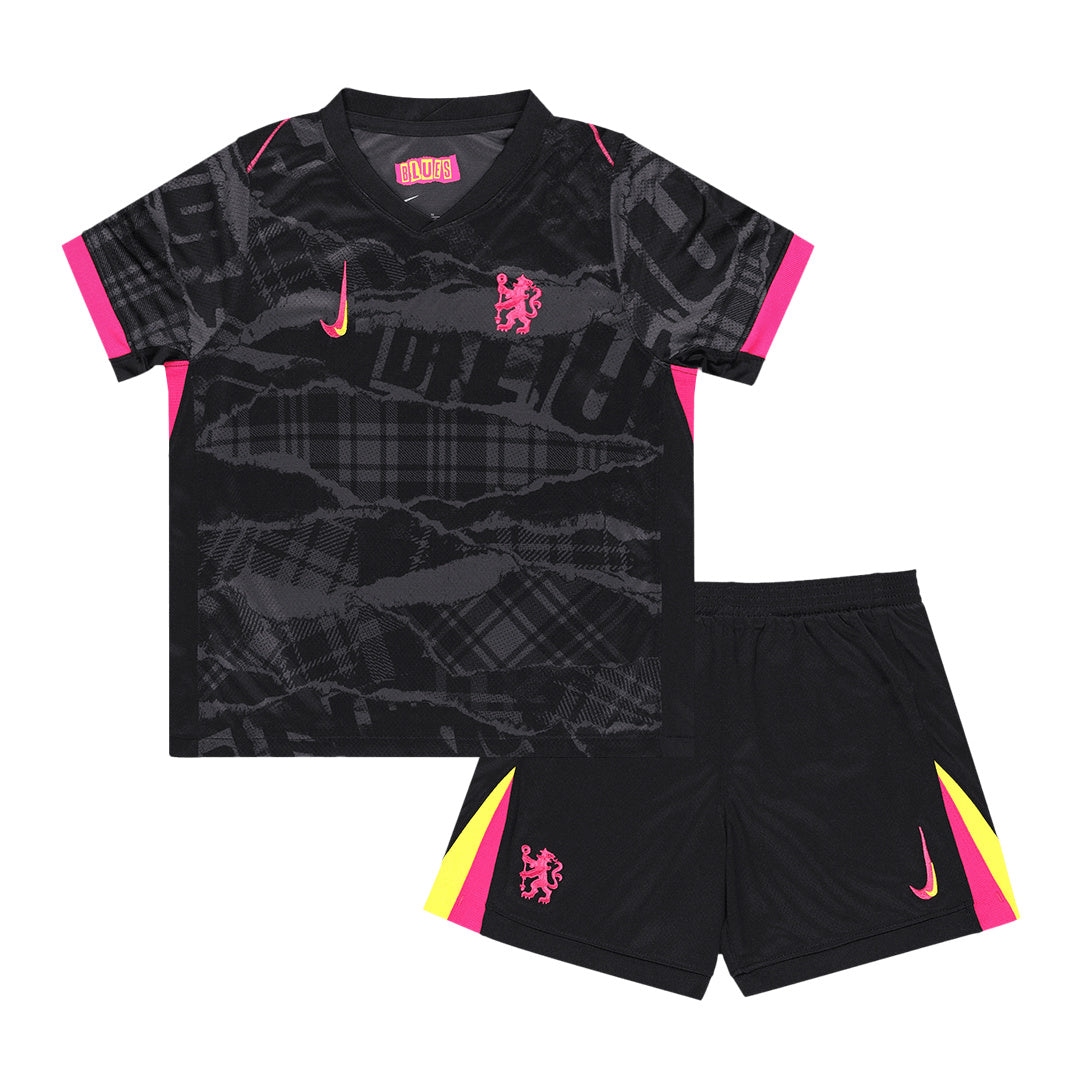 Kid's Chelsea Third Away Jersey Kit(Jersey+Shorts) 2024/25-The Jerseys Shop
