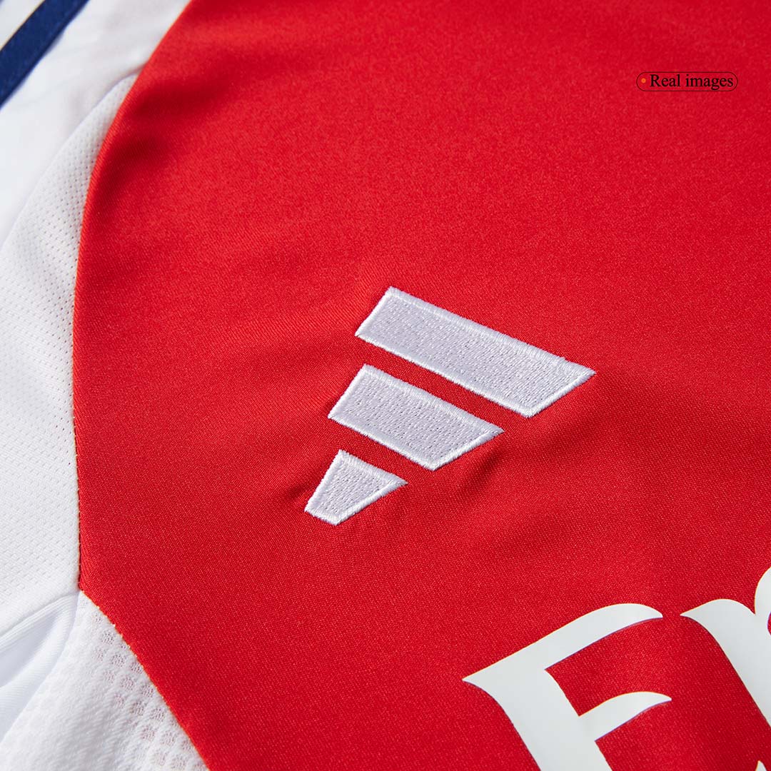 Men's Arsenal Home Long Sleeve Soccer Jersey 2024/25-The Jerseys Shop