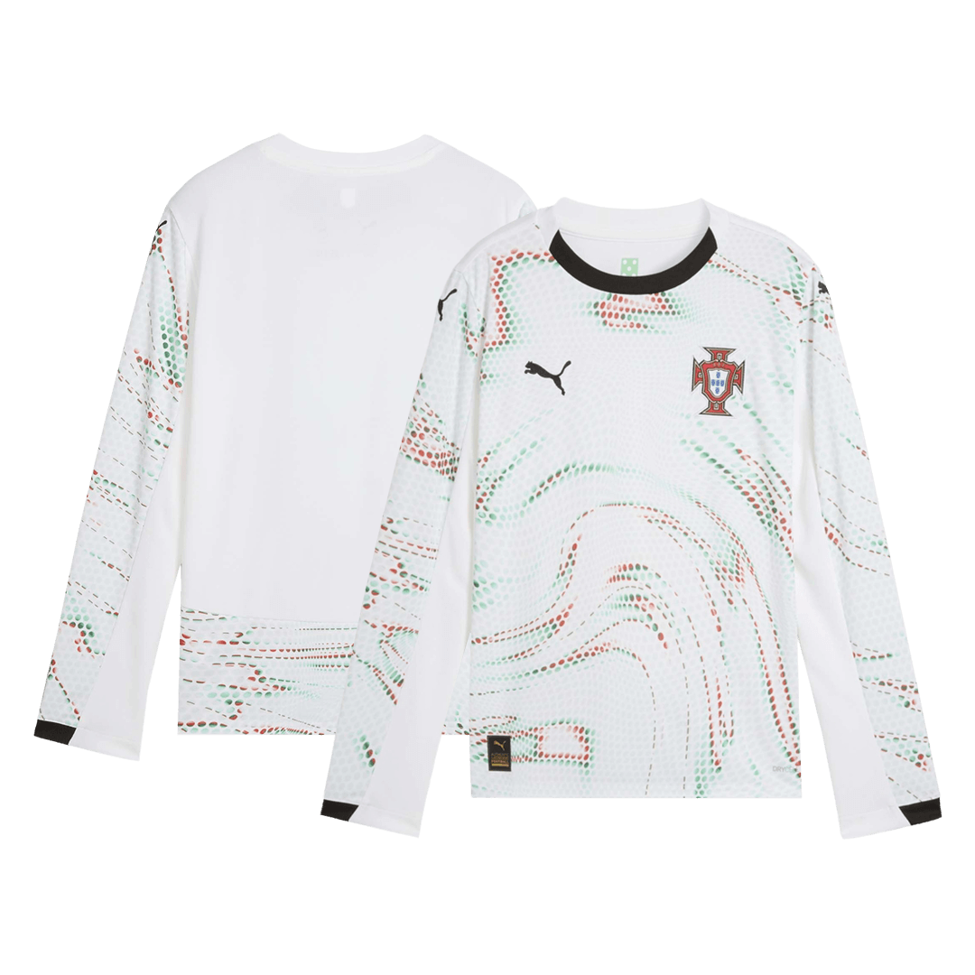 Men's Portugal Away Long Sleeve Soccer Jersey 2025-The Jerseys Shop