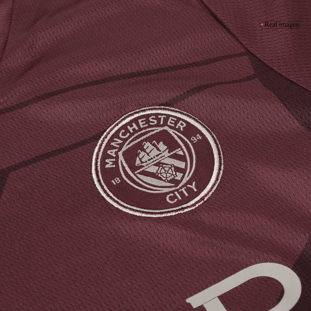 Kid's Manchester City Third Away Jerseys Kit(Jersey+Shorts) 2024/25-The Jerseys Shop