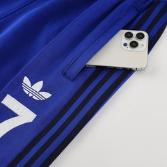 Manchester United X George Best Blue Jacket Training Kit 2024/25 For Adults-The Jerseys Shop