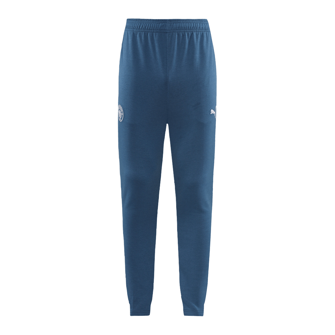 Manchester City Blue Hoodie Training Kit 2024/25 For Adults-The Jerseys Shop