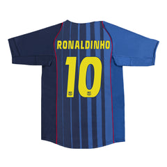 Barcelona RONALDINHO #10 Away Retro Soccer Jersey 2004/05-The Jerseys Shop