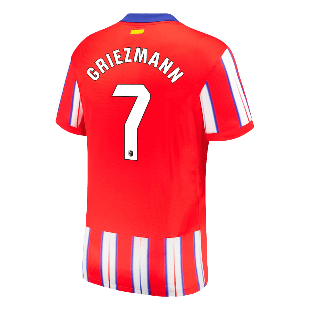Men's Atletico Madrid GRIEZMANN #7 Home Soccer Jersey 2024/25-The Jerseys Shop