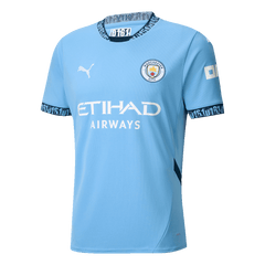 [Super Quality] Men's Manchester City HAALAND #9 Home Soccer Jersey 2024/25-The Jerseys Shop