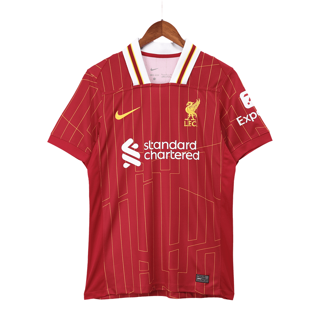 [Super Quality] Men's Liverpool CHIESA #14 Home Soccer Jersey 2024/25 UCL-The Jerseys Shop