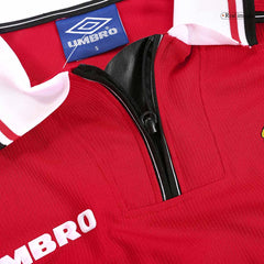 Manchester United Home Retro Long Sleeve Soccer Jersey 1998/99-The Jerseys Shop