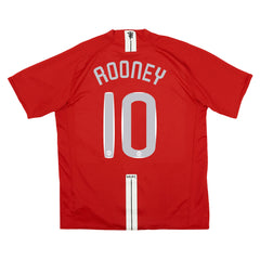 ROONEY #10 Classic Manchester United Home Jersey 2007/08 - UCL Final-The Jerseys Shop